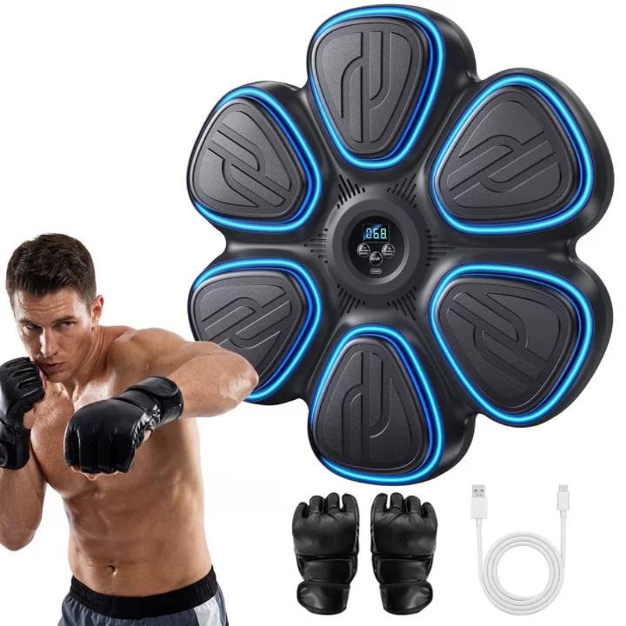 Home Gym Equipments - Music Boxing Machine for Adults Bluetooth