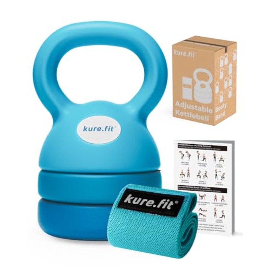 Home Gym Set - Adjustable Kettlebell 5 lb-12 lb Fitness