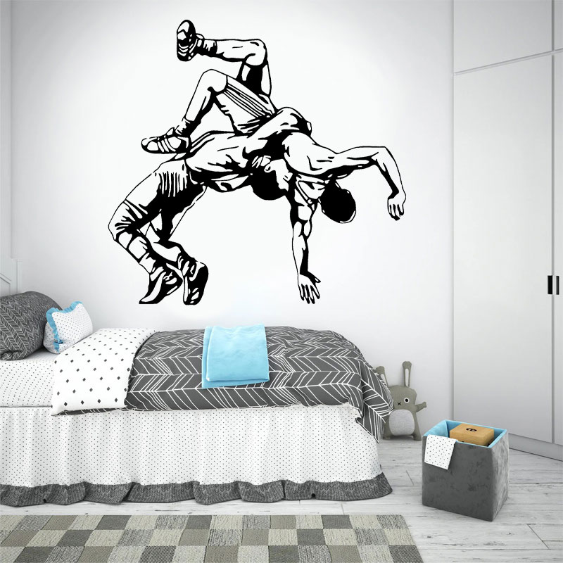 Wrestling Throw Wall Decals Vi - Home Gym Furniture 리뷰 및 가격