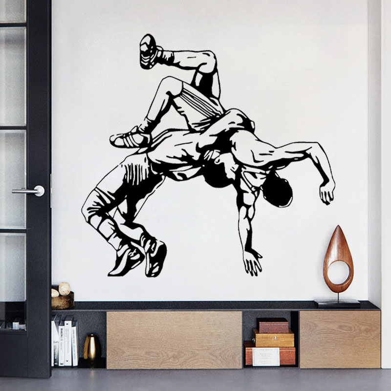 Wrestling Throw Wall Decals Vi - Home Gym Furniture 리뷰 및 가격