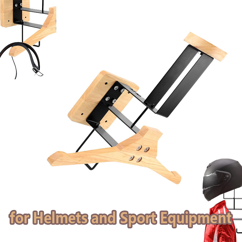 Wood Motorcycle Helmet Holder  - Home Gym Furniture 리뷰 및 가격