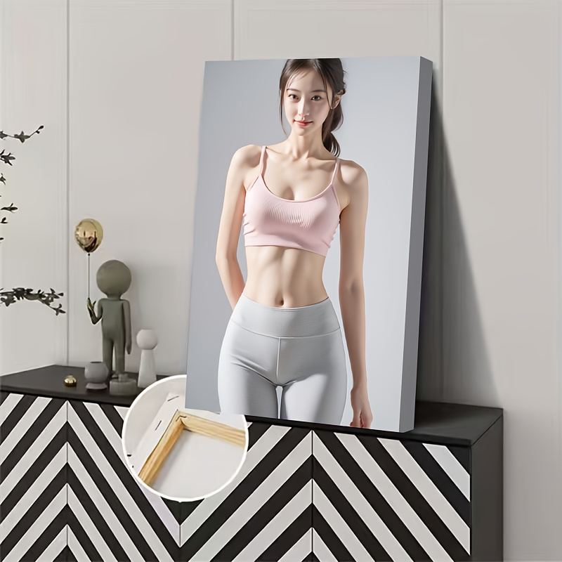 Metal Poster Female Figure Art - Home Gym Minimalist 리뷰 및 가격