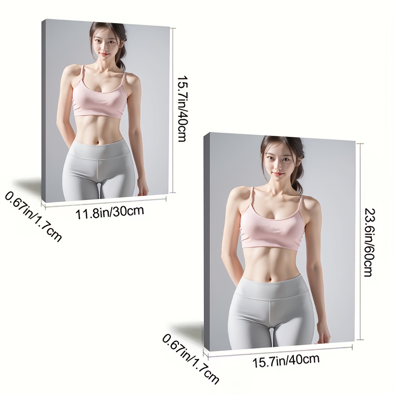 Metal Poster Female Figure Art - Home Gym Minimalist 리뷰 및 가격