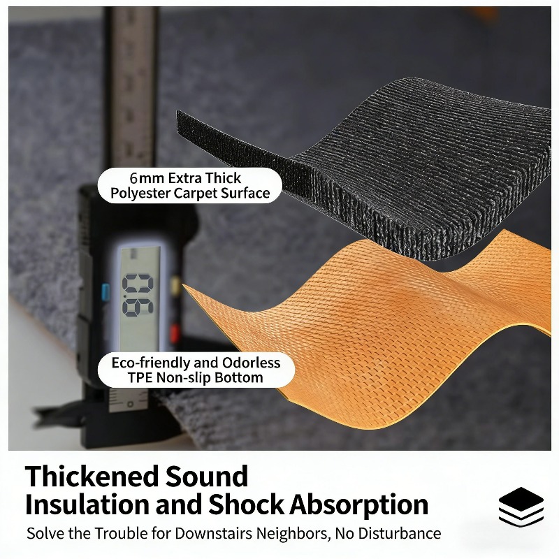 Shockproof Plush Carpet Floor  - Home Gym Minimalist 리뷰 및 가격