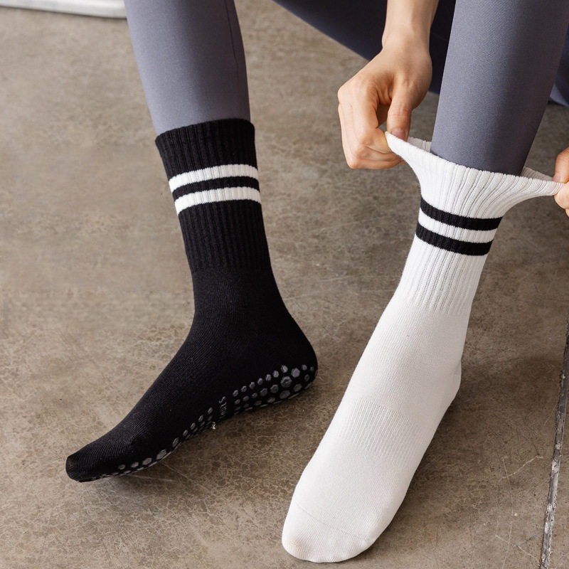 Women Non Slip Yoga Socks, Gri - Home Gym Pilates 리뷰 및 가격
