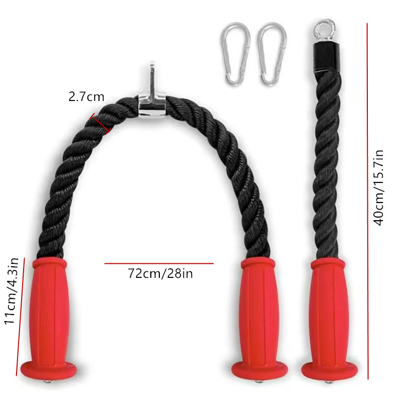 Ergonomic Tricep Ropes Non-Sli - Home Gym Gear 리뷰 및 가격