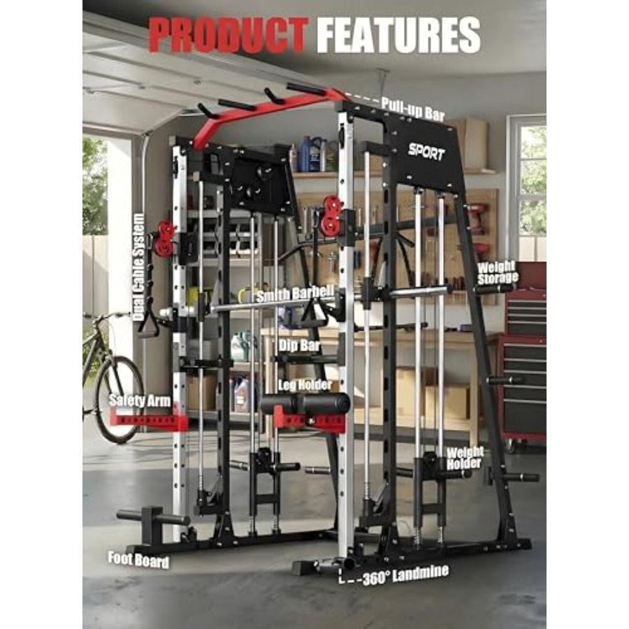 Smith Machine Home Gym All in  - Leg Home Gym Workout 리뷰 및 가격