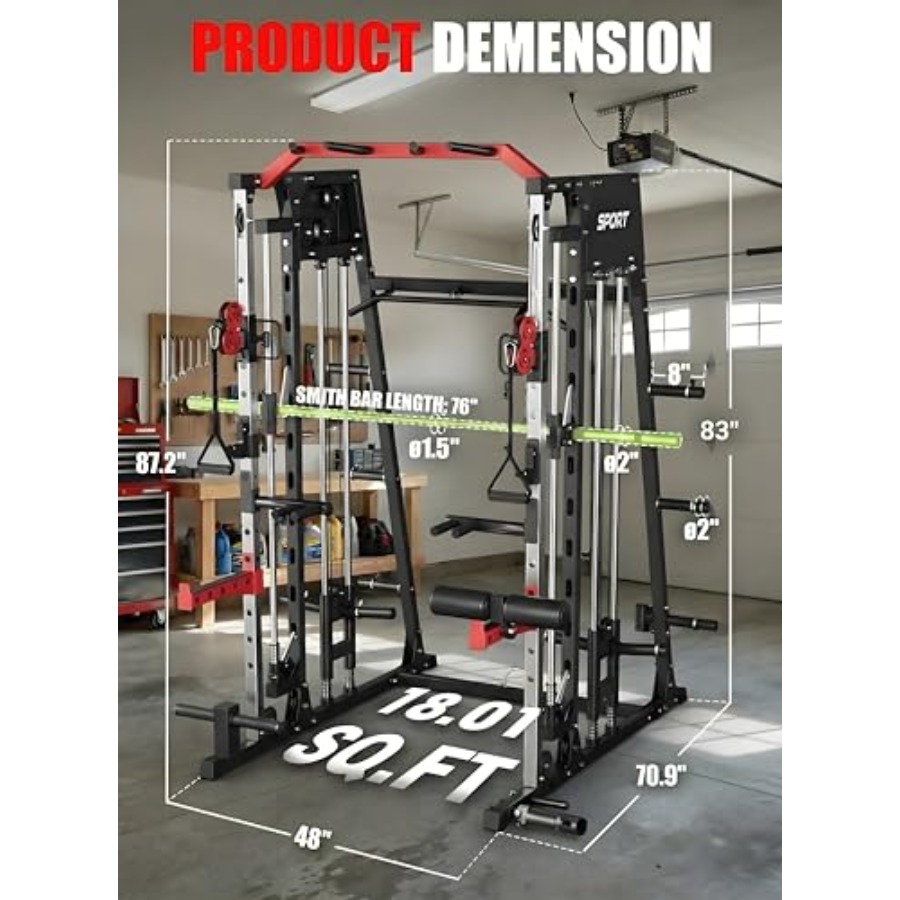 Smith Machine Home Gym All in  - Leg Home Gym Workout 리뷰 및 가격