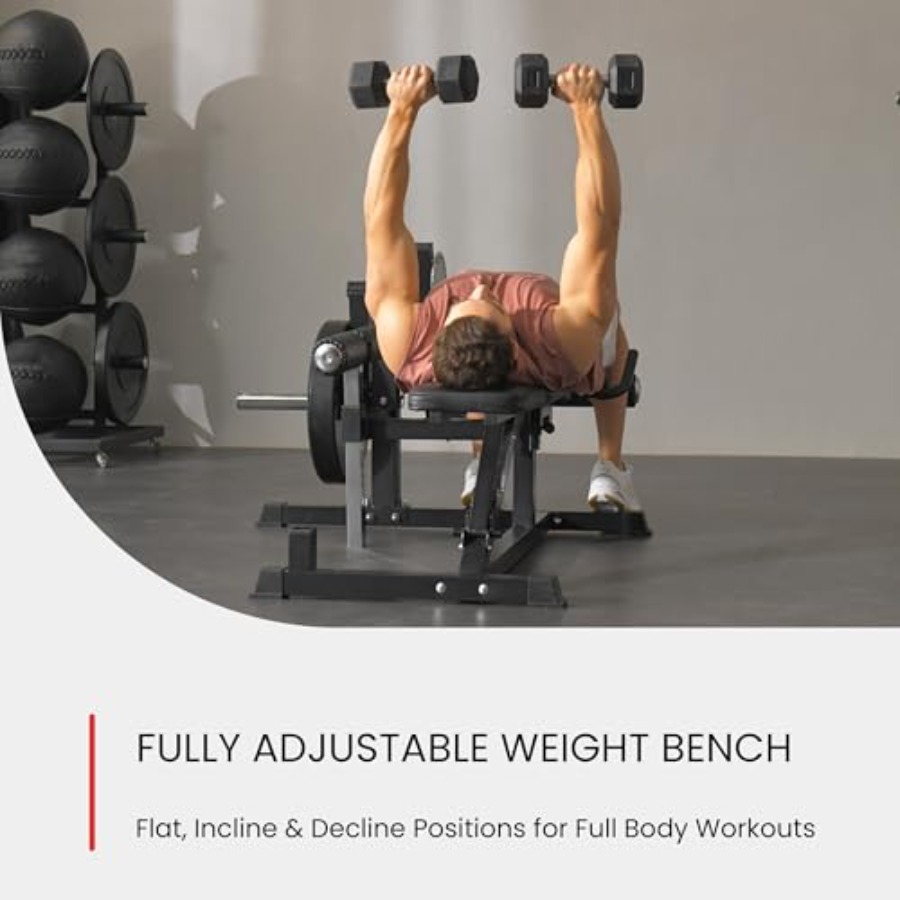 Adjustable Weight Bench with L - Leg Home Gym Workout 리뷰 및 가격