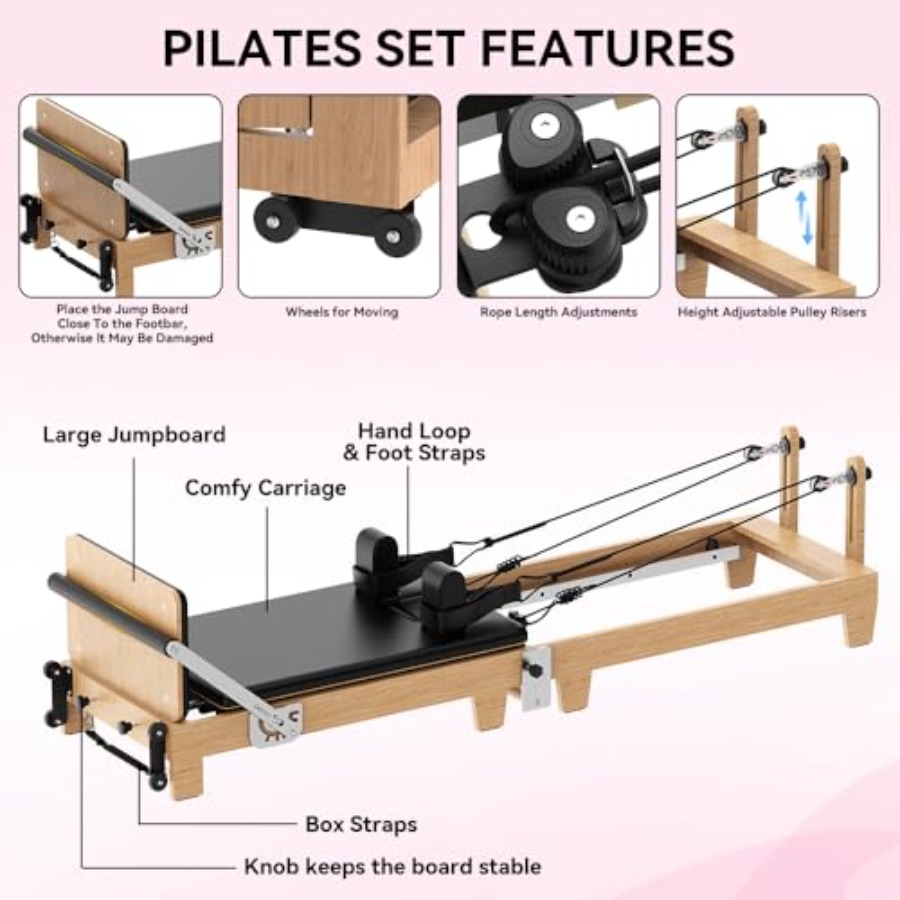Foldable Pilates Reformer Mach - Home Gym Pilates 리뷰 및 가격