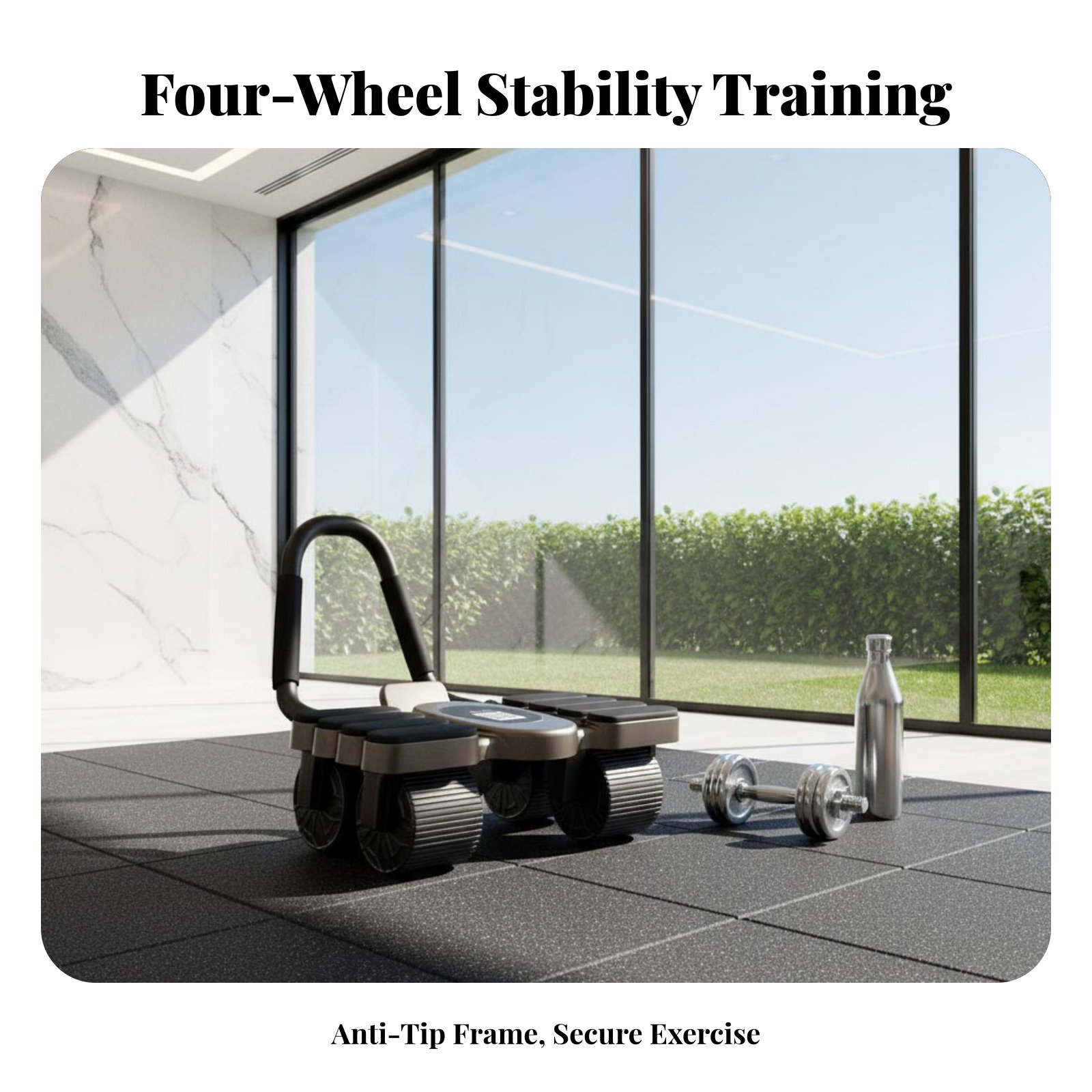 Abdominal Muscle 4-Wheel Stabi - Home Gym Second 리뷰 및 가격