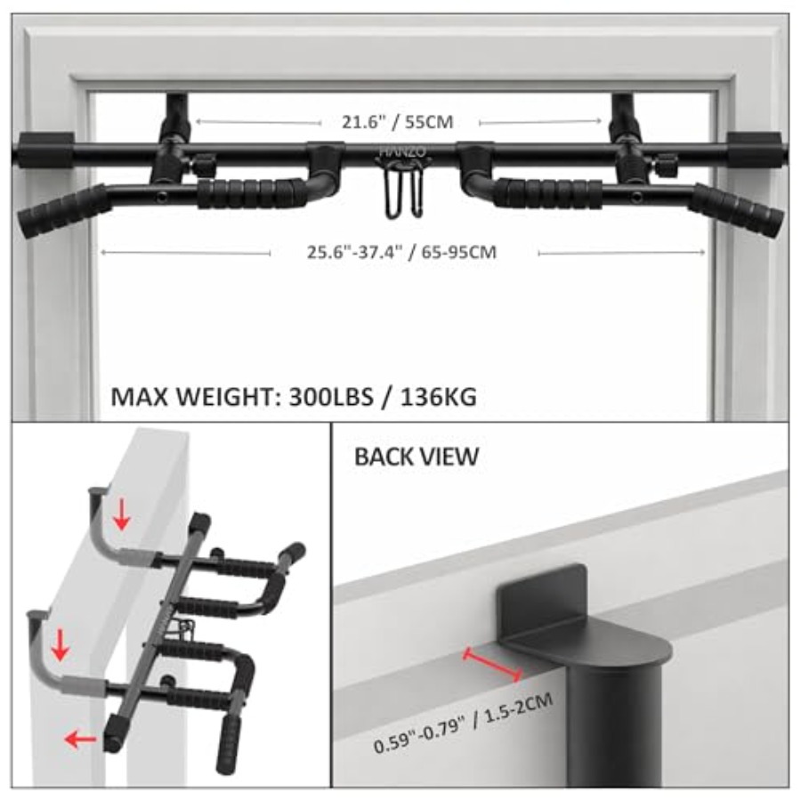 Doorway Pull Up Bar Set with S - Home Gym Set 리뷰 및 가격