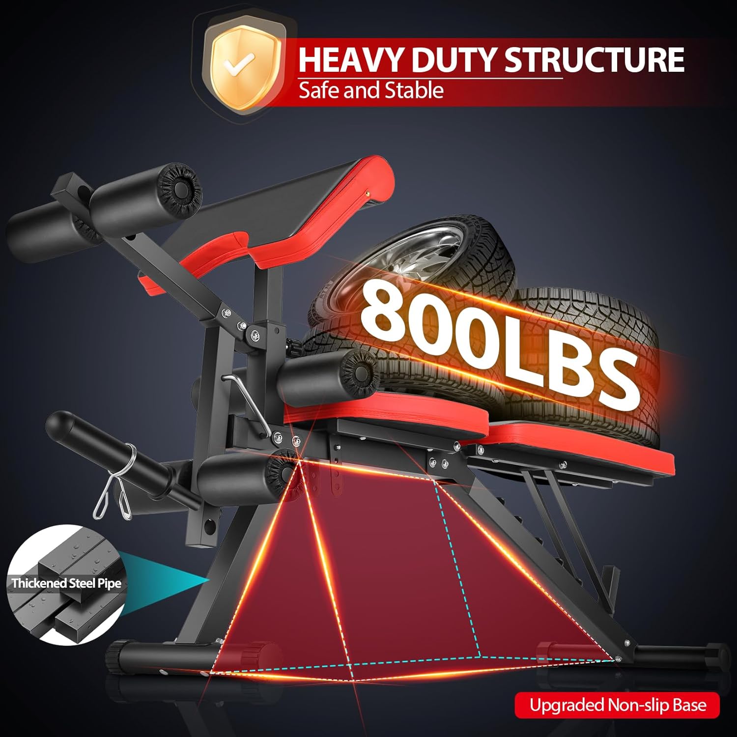 Home Gym Workout Bench - Metal - Leg Home Gym Workout 리뷰 및 가격