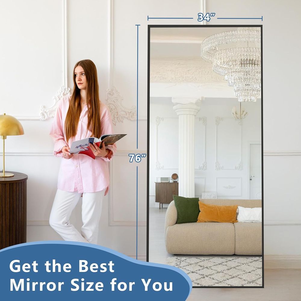 Large Floor Mirror Full Length - Home Gym Minimalist 리뷰 및 가격