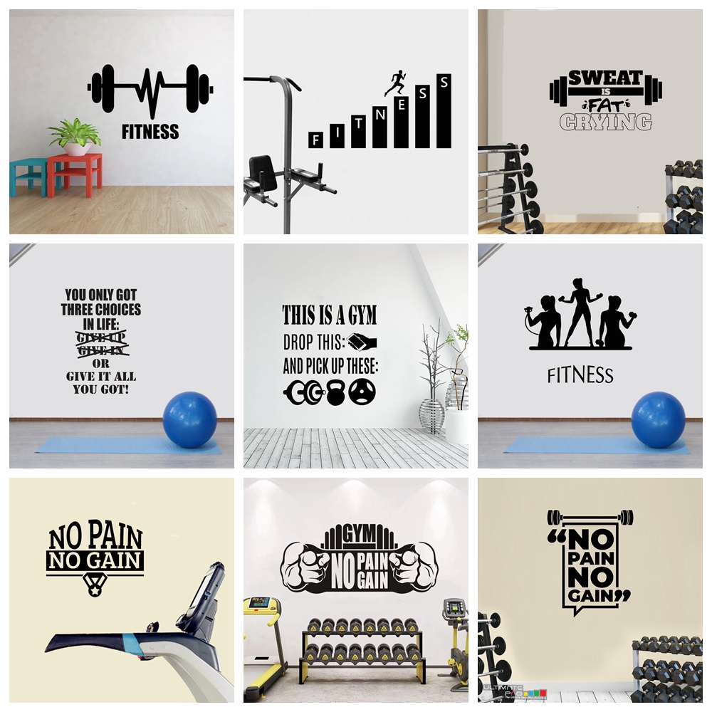 1 pc hot sale GYM culture Wall - Home Gym Furniture 리뷰 및 가격